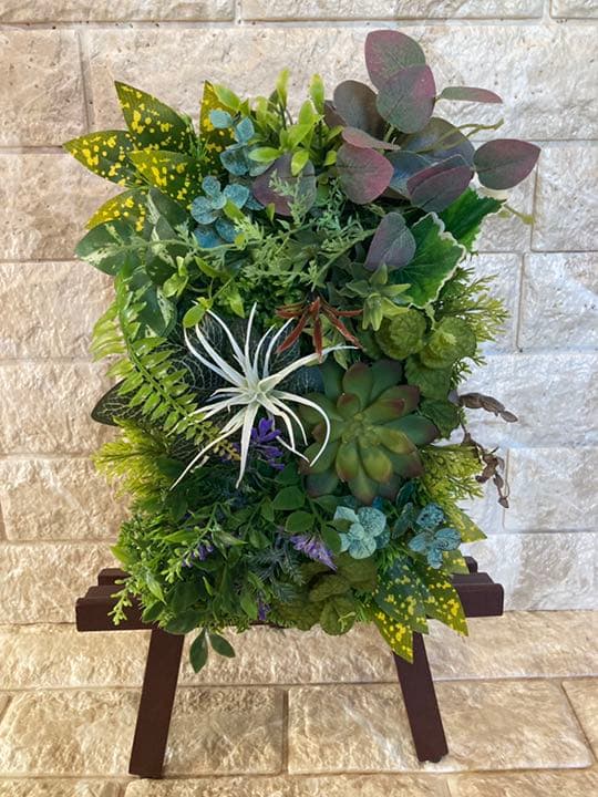 光触媒　人工観葉植物　ウォールグリーン　造花　アレンジ2515