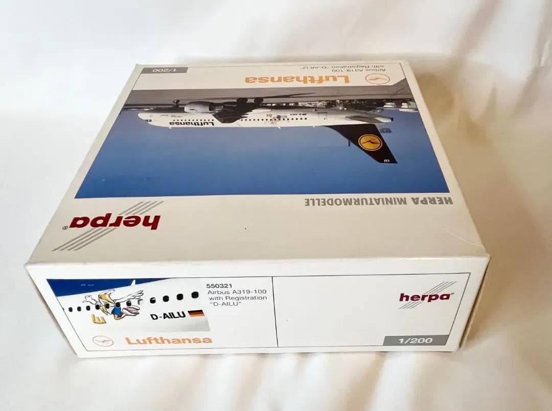 航空機・ヘリコプター herpa Lufthansa Airbus A319-100 1/200