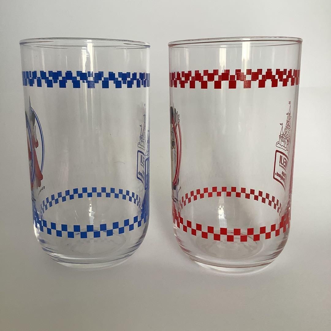 ディズニーランド　グラス　レトロ