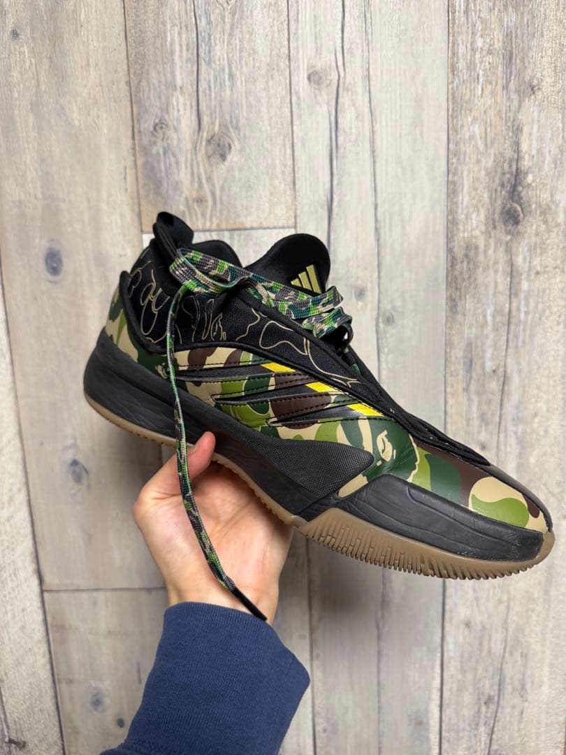 【 BAPE X ADIDAS 】DAME 9 BAPE CAMO 箱付き