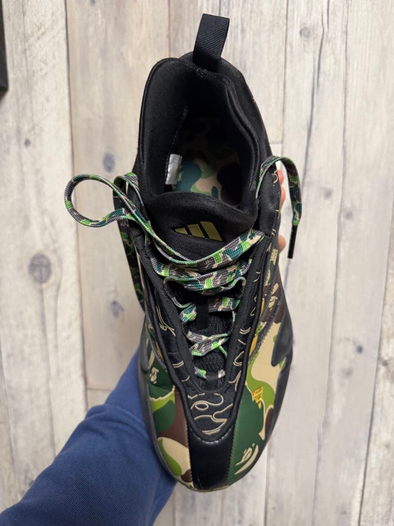 【 BAPE X ADIDAS 】DAME 9 BAPE CAMO 箱付き