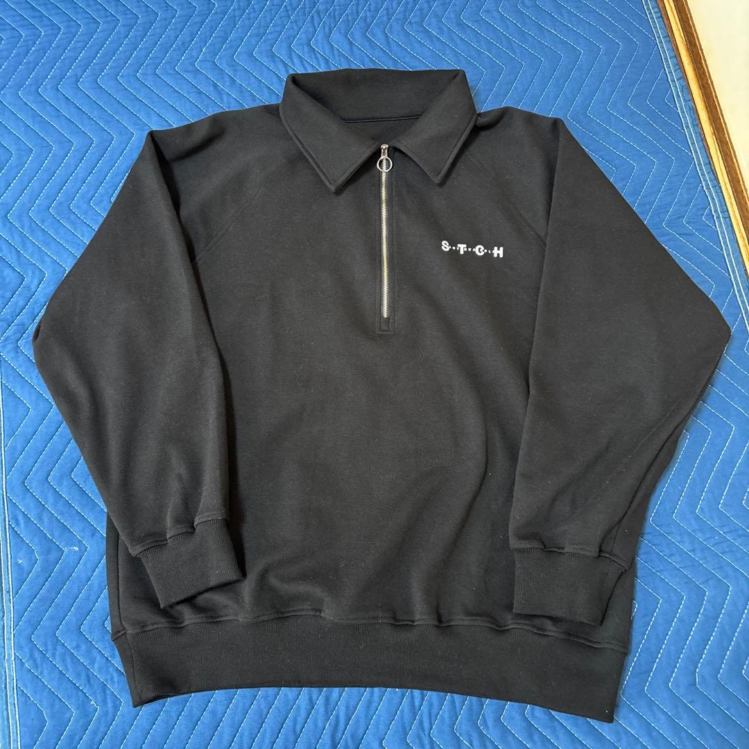 ANTIQUA GOLF×STCH ハーフジップトップス