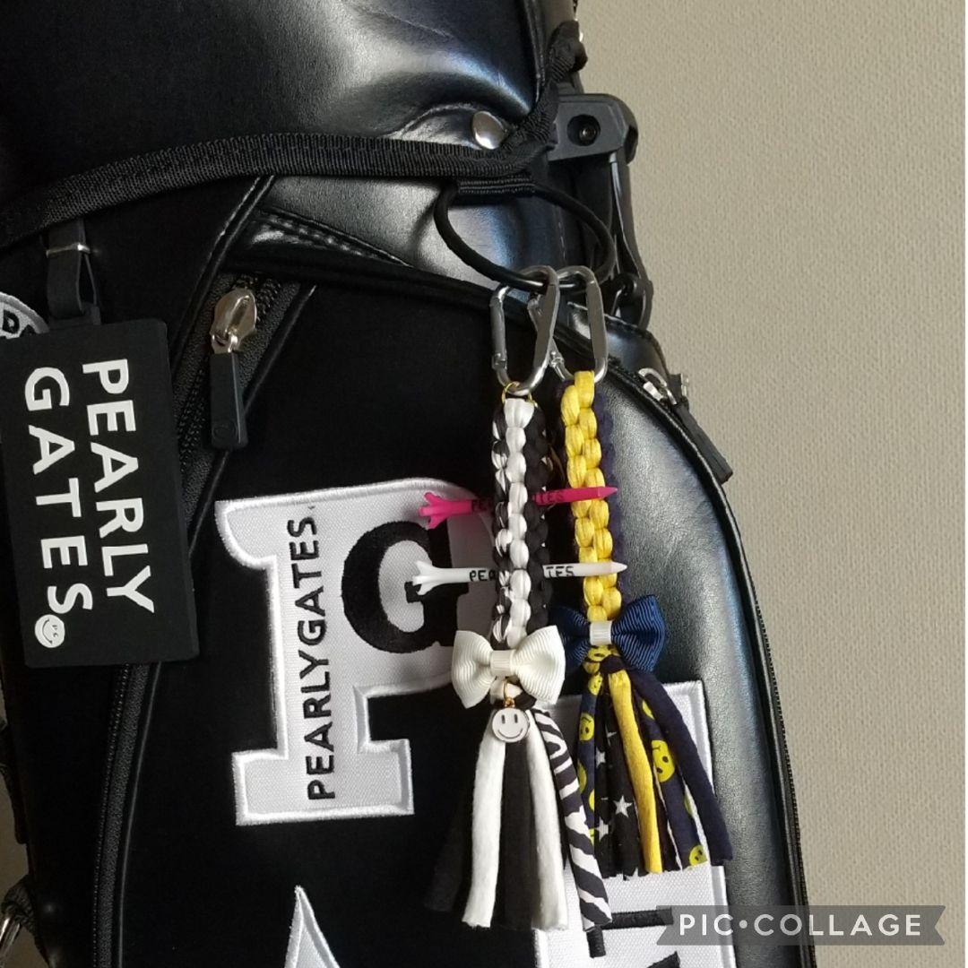 ゴルフ　ティーホルダー　ストライプ　ゴルフパンツ　ベルト　コンペ景品　プレゼント
