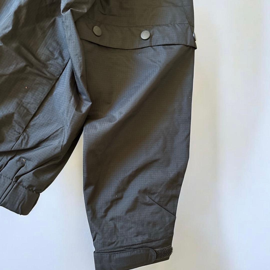 ナイキゴルフ STORM-FIT ナイロンジャケット M 黒×黄 テック系
