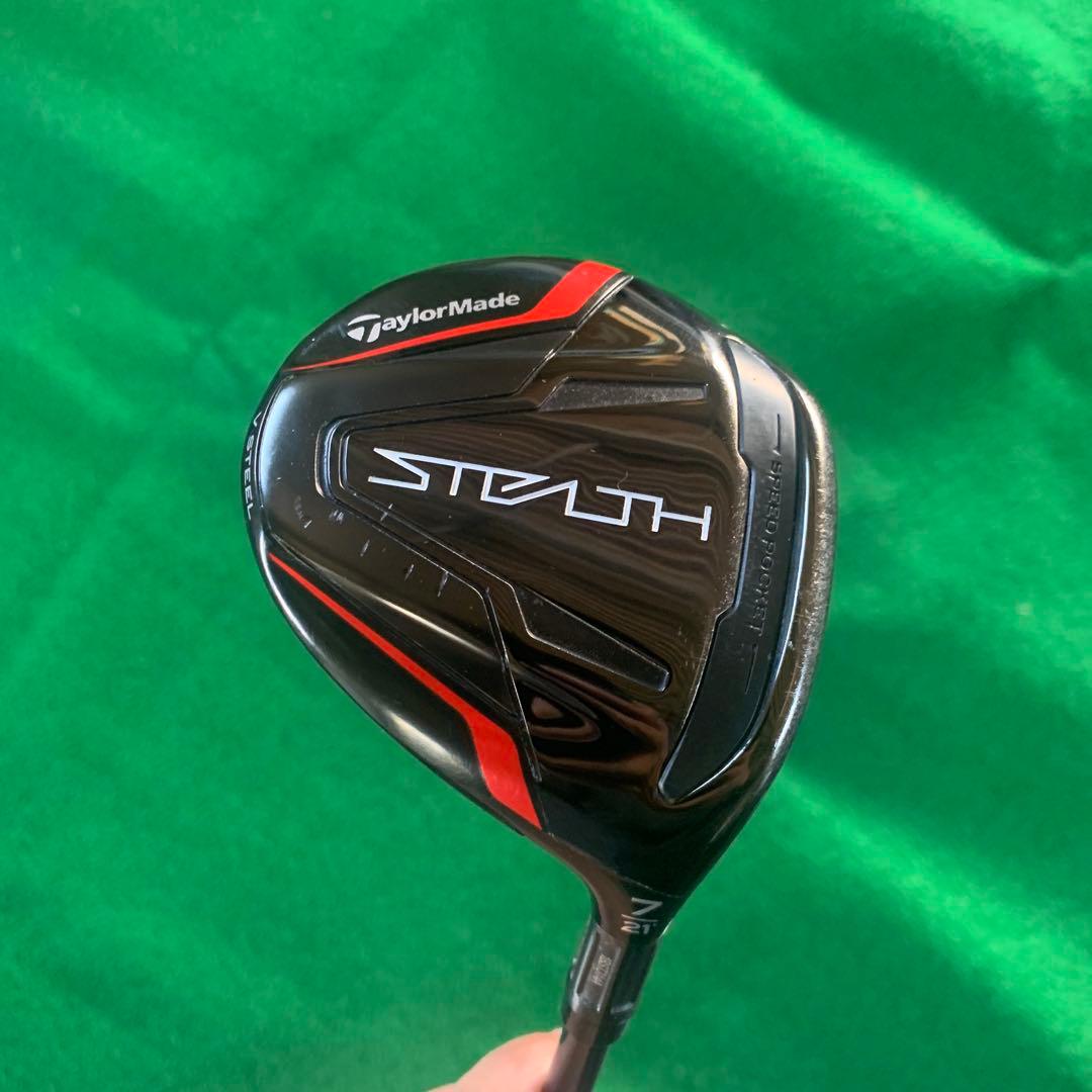 【美品】TaylorMade STEALTH 7W 21° 純正シャフト50-R