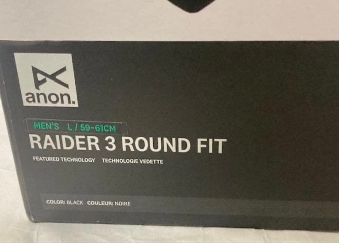 アノン Raider3 レイダー3 Round Fit L
