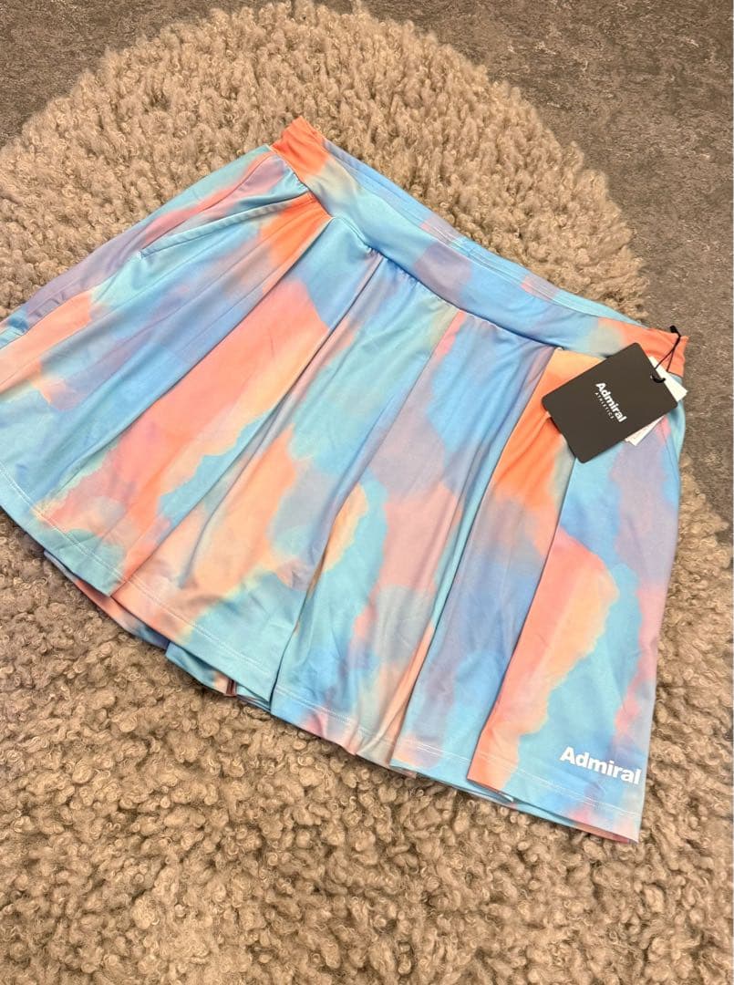 Admiral テニススカート L L青とピンクのグラデーション