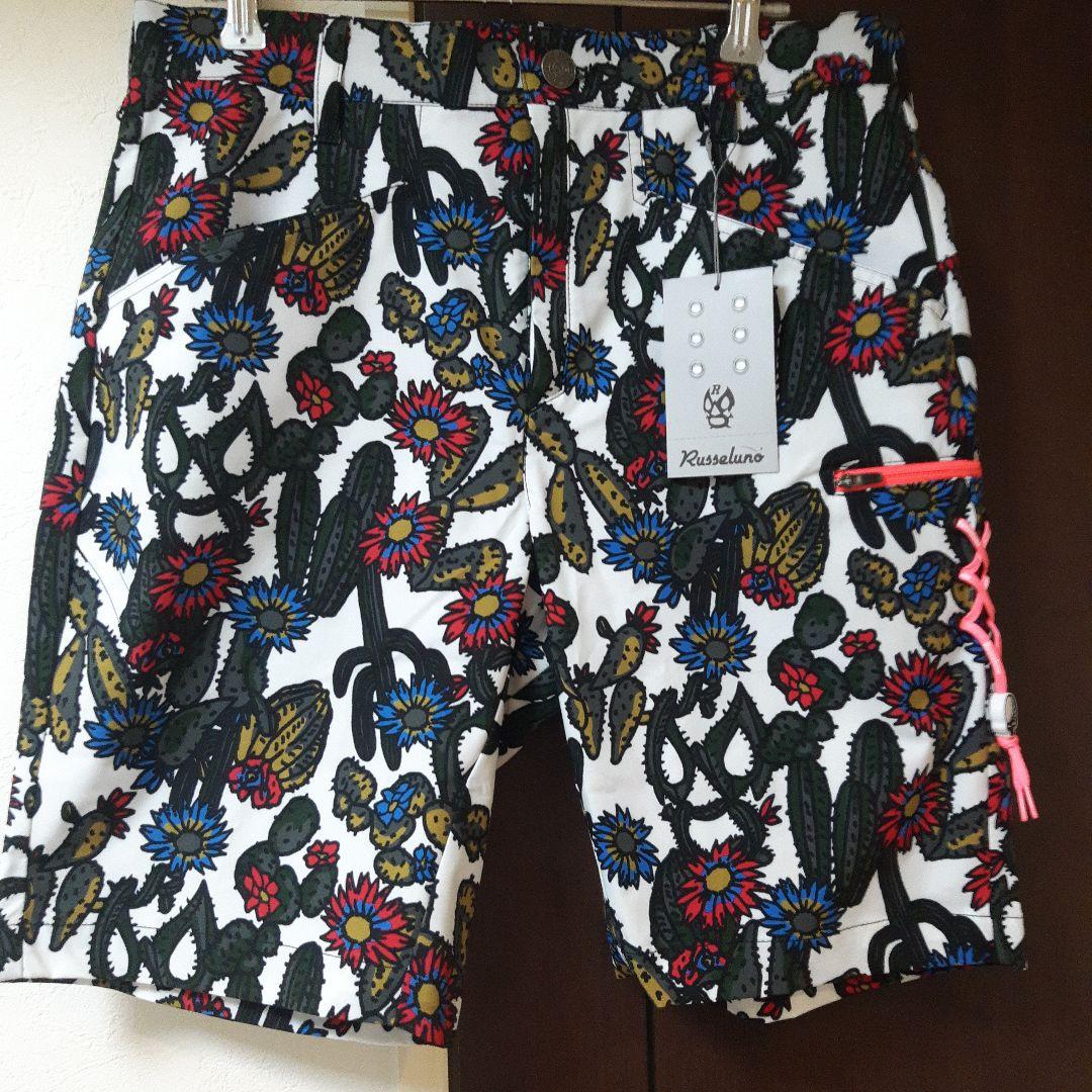 新品　ラッセルノ Russeluno Golf ハーフパンツ　メンズゴルフウエア