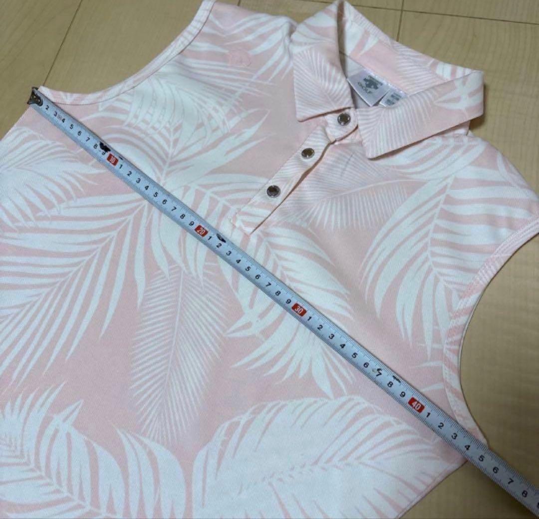 超美品　デサント　ゴルフ　ウエア　ポロシャツ　スカート　2点セット L/L春夏