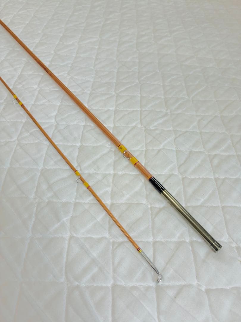 希少 ＪＨ.M C G I N Nフライバンブーロッド、7'6\"#5 、