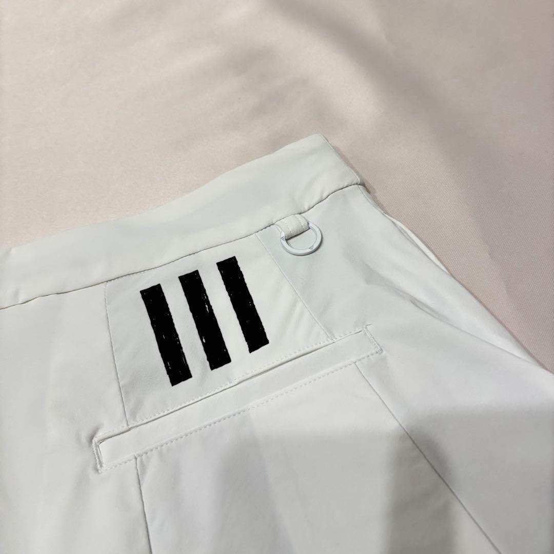 新品adidas ゴルフ　モックネックニット　パンチングプリーツスカート　爽やか