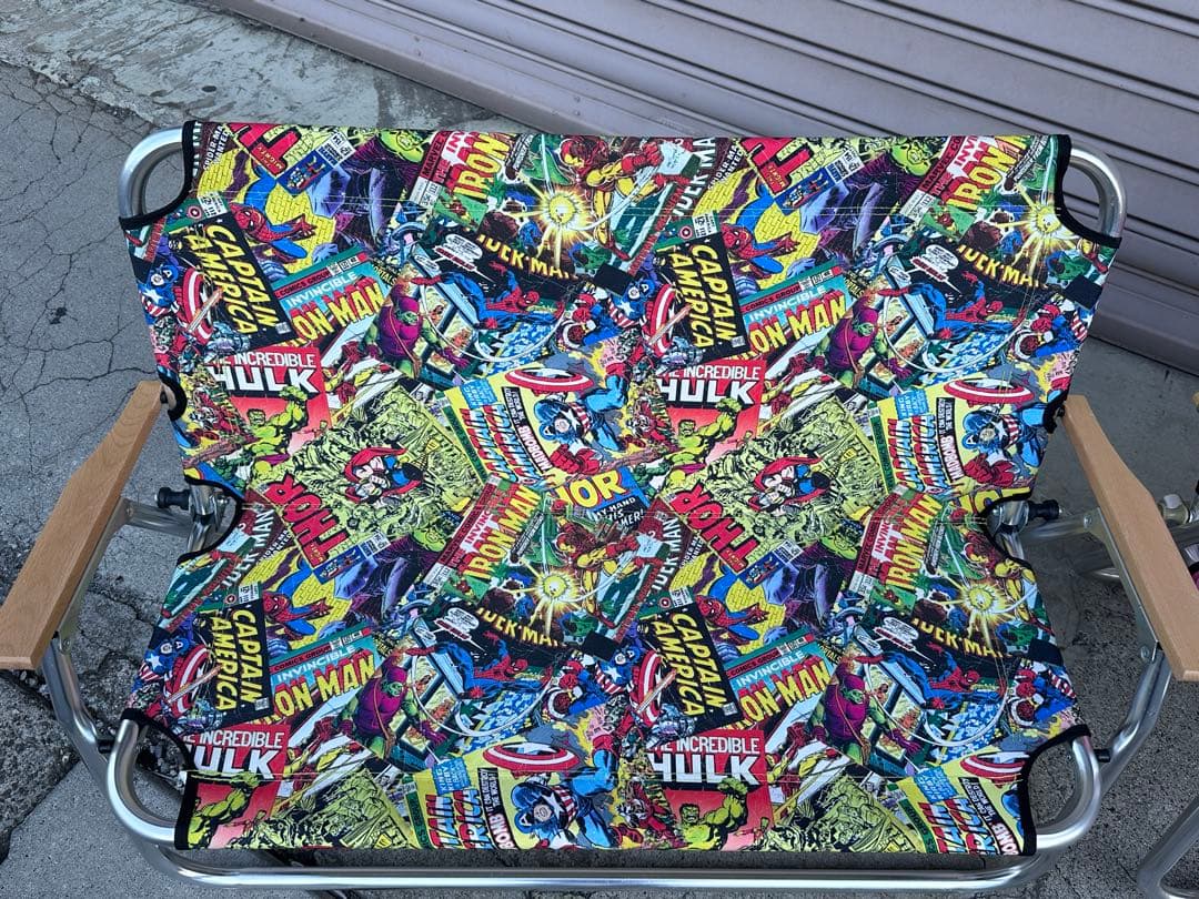 marvel マーベル　ベンチ　鹿ベンチ　セット　キャンプ　アウトドア　美品