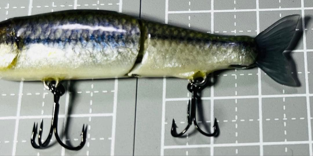 ガンクラフト　ジョインテッドクロー70 魚皮カスタム　モツゴ