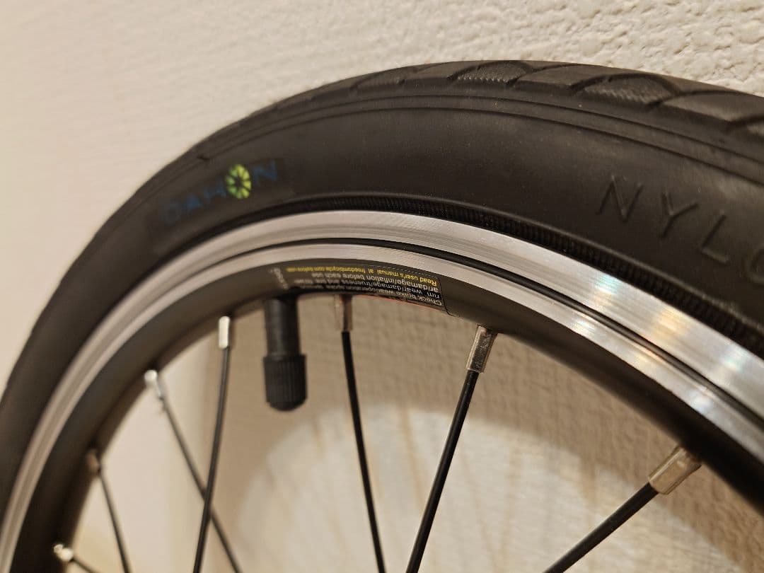 ダホン DAHON K3 純正ホイール 前後セット 14インチ 美品