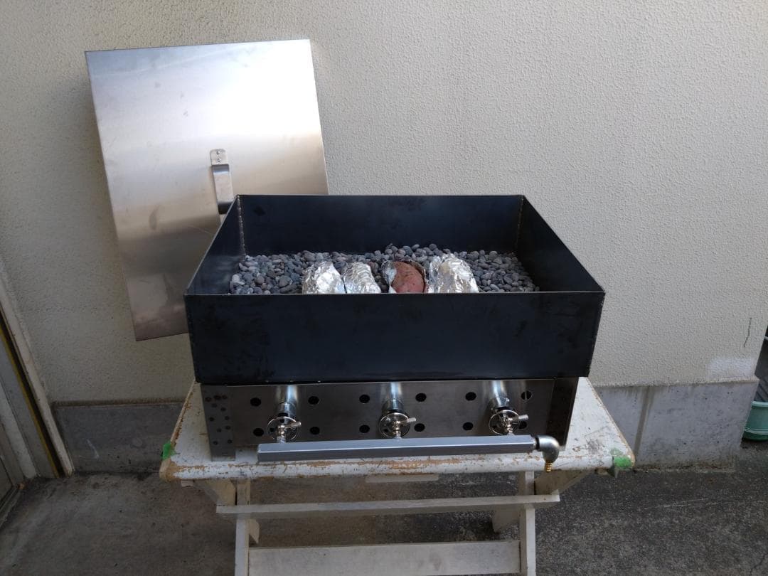 「石焼きいも」焼き芋　LPGガスグリラー　学園文化祭　キッチンカー　ケータリング