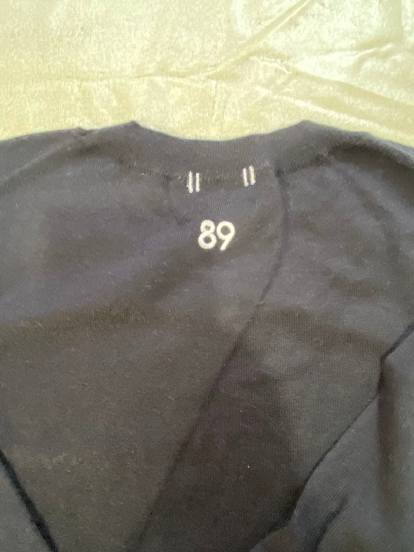 新品　パーリーゲイツ メンズ薄手カシミヤ100％ クルーネックニットセーターM