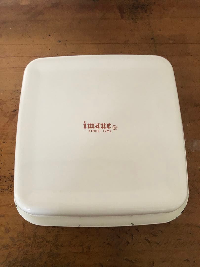 imane イマン ￼プリンセスローズ 蓋付きバット 長方形と正方形のセット