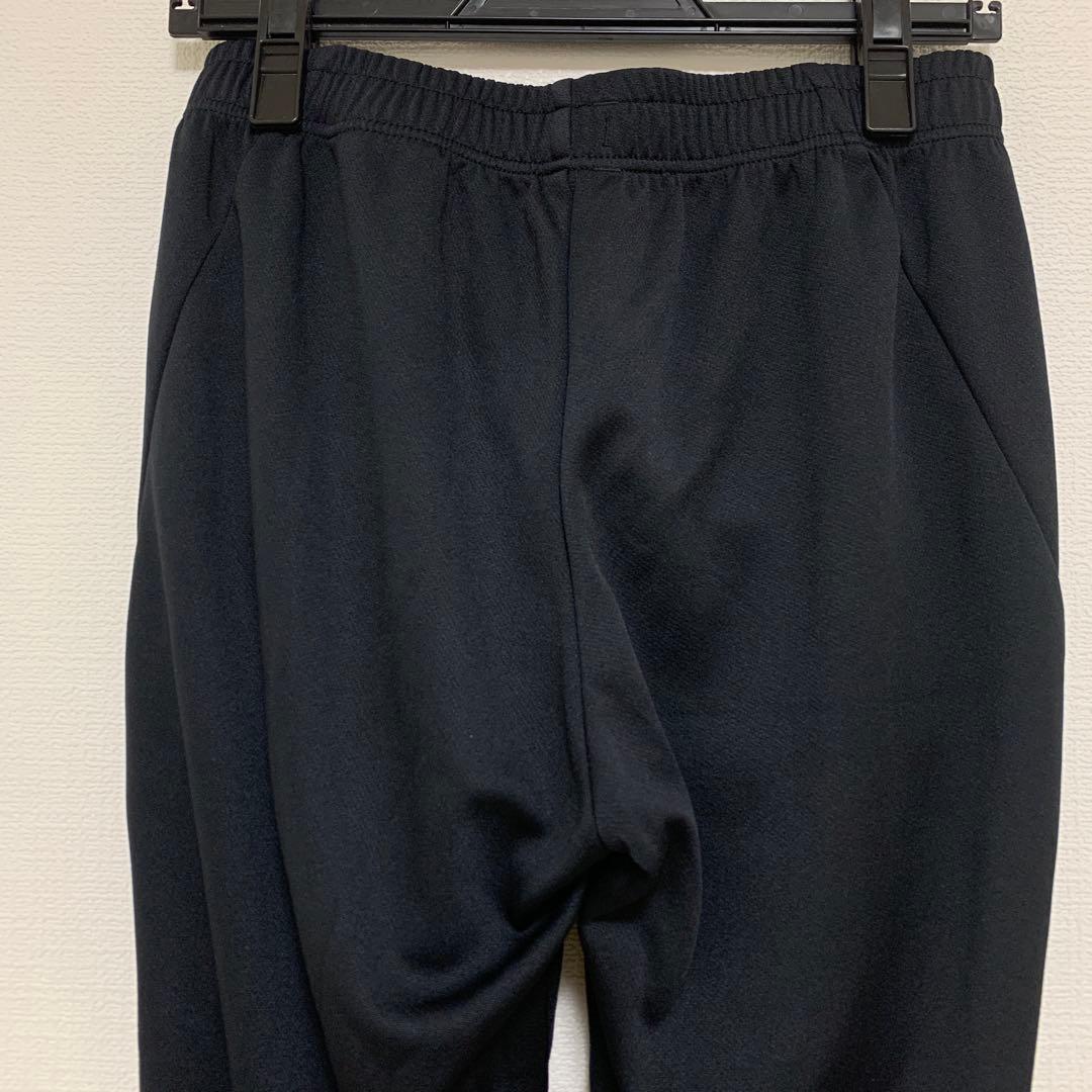 アシックス★メンズ トレーニング パンツ ジャージ M 黒 ブルー★ASICS