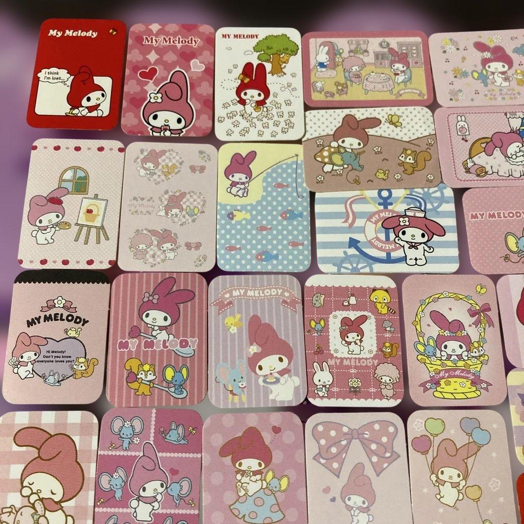 平成　My Melody フレークシール60枚セット　ダイカット入