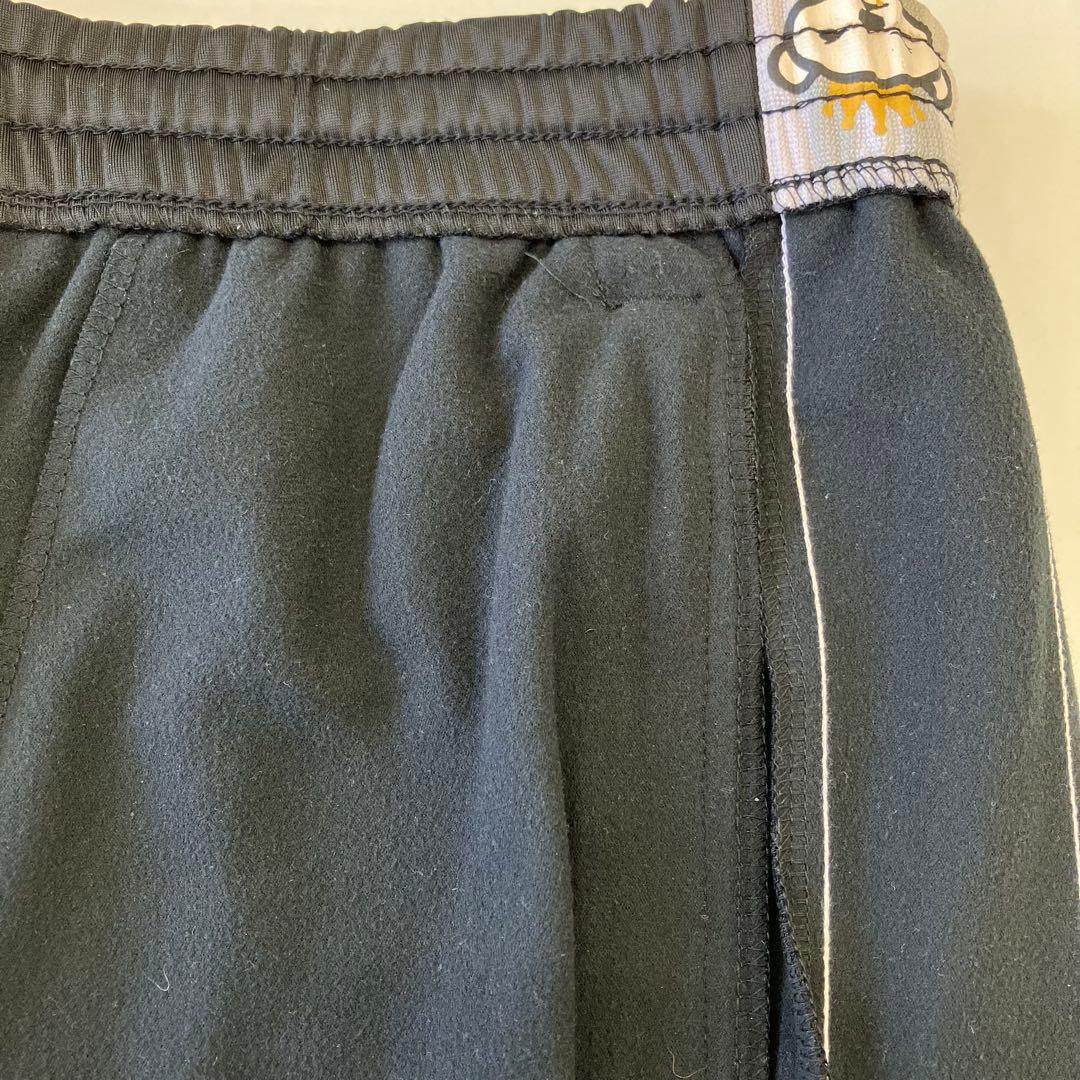 アディダス×NIGO　コラボ　トラックパンツ　裏起毛　クマロゴ　SST　黒　90