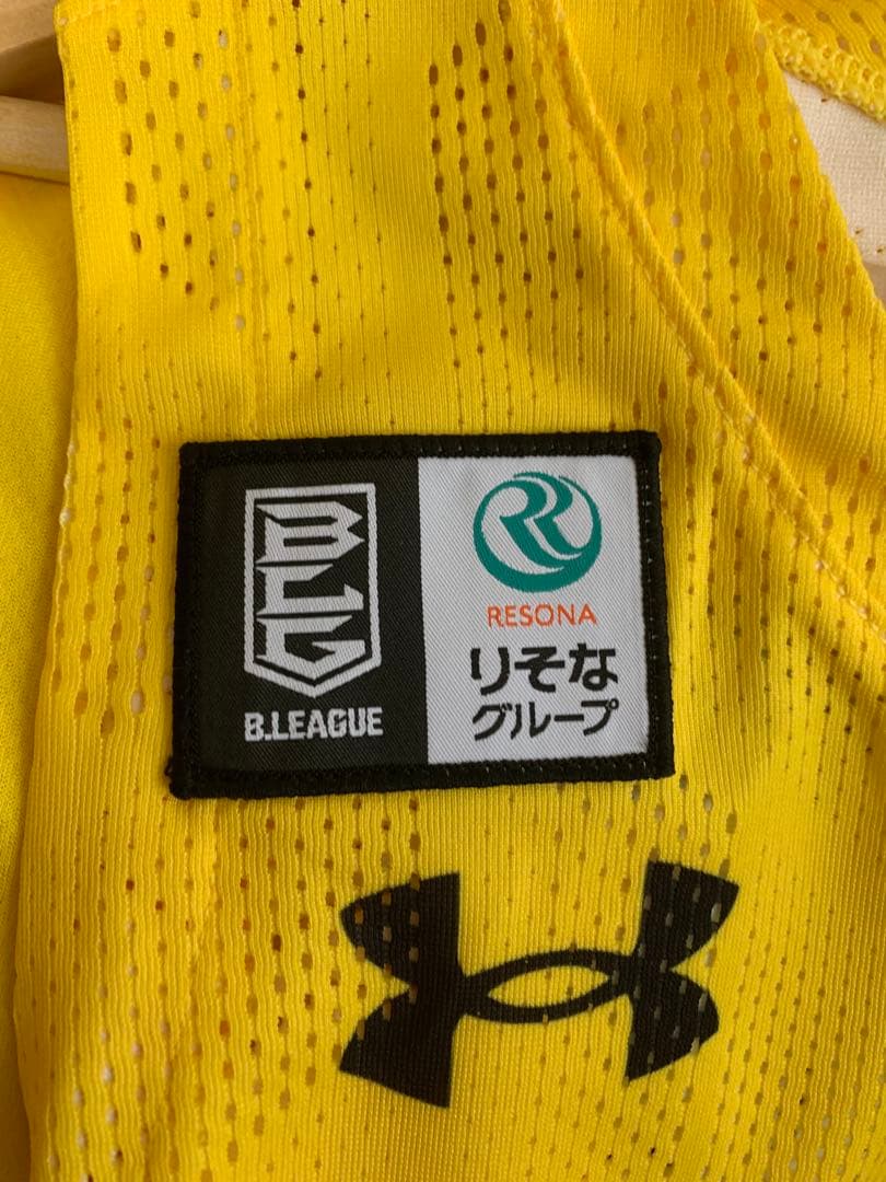 群馬クレインサンダーズ　オーセンティックイエローユニフォーム　藤井祐眞選手