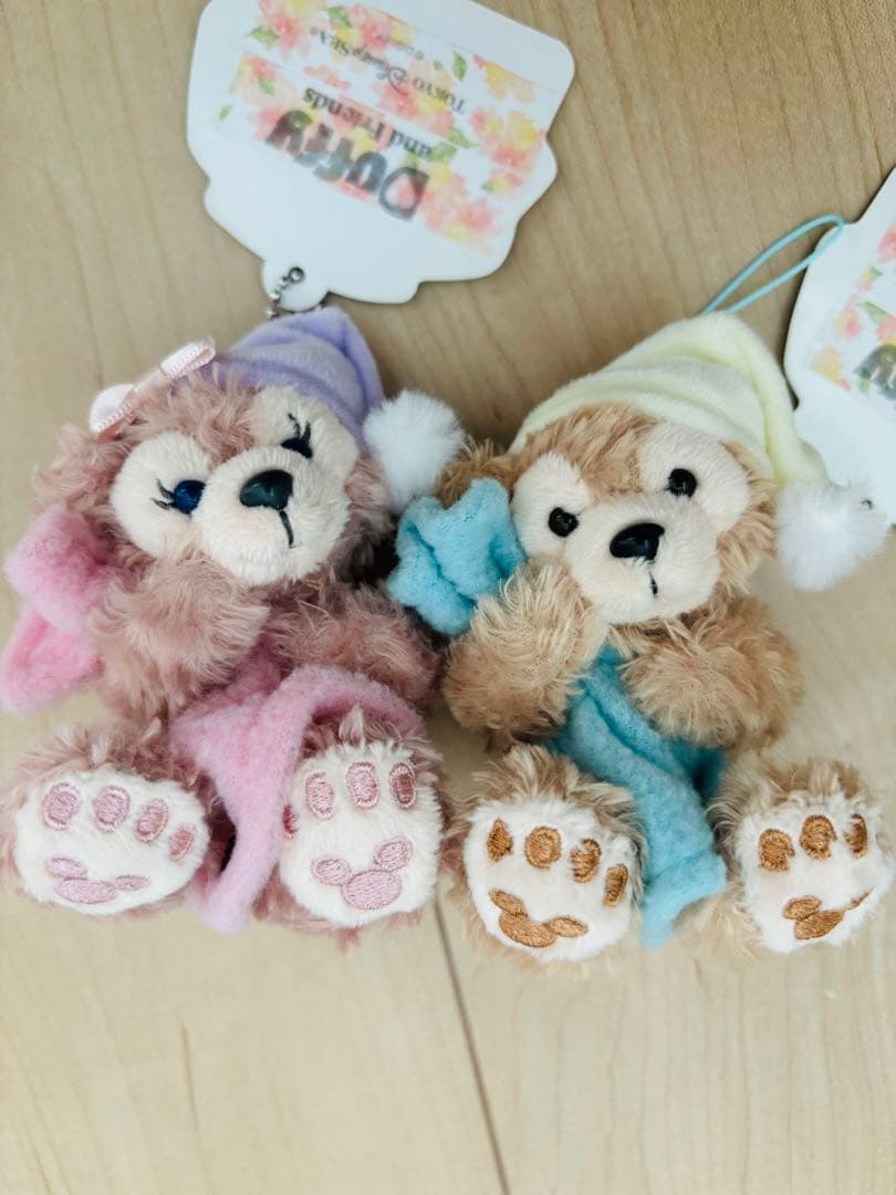 ディズニー ダッフィー＆フレンズ オータムスリープオーバー ぬいぐるみストラップ