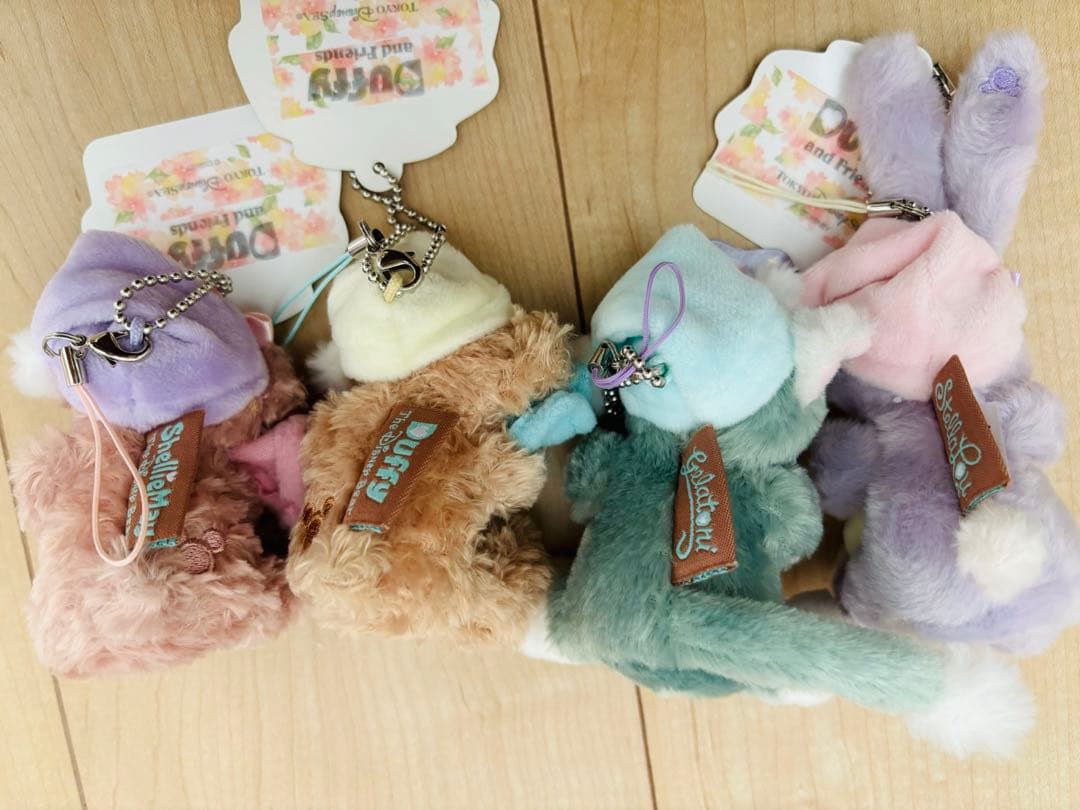 ディズニー ダッフィー＆フレンズ オータムスリープオーバー ぬいぐるみストラップ