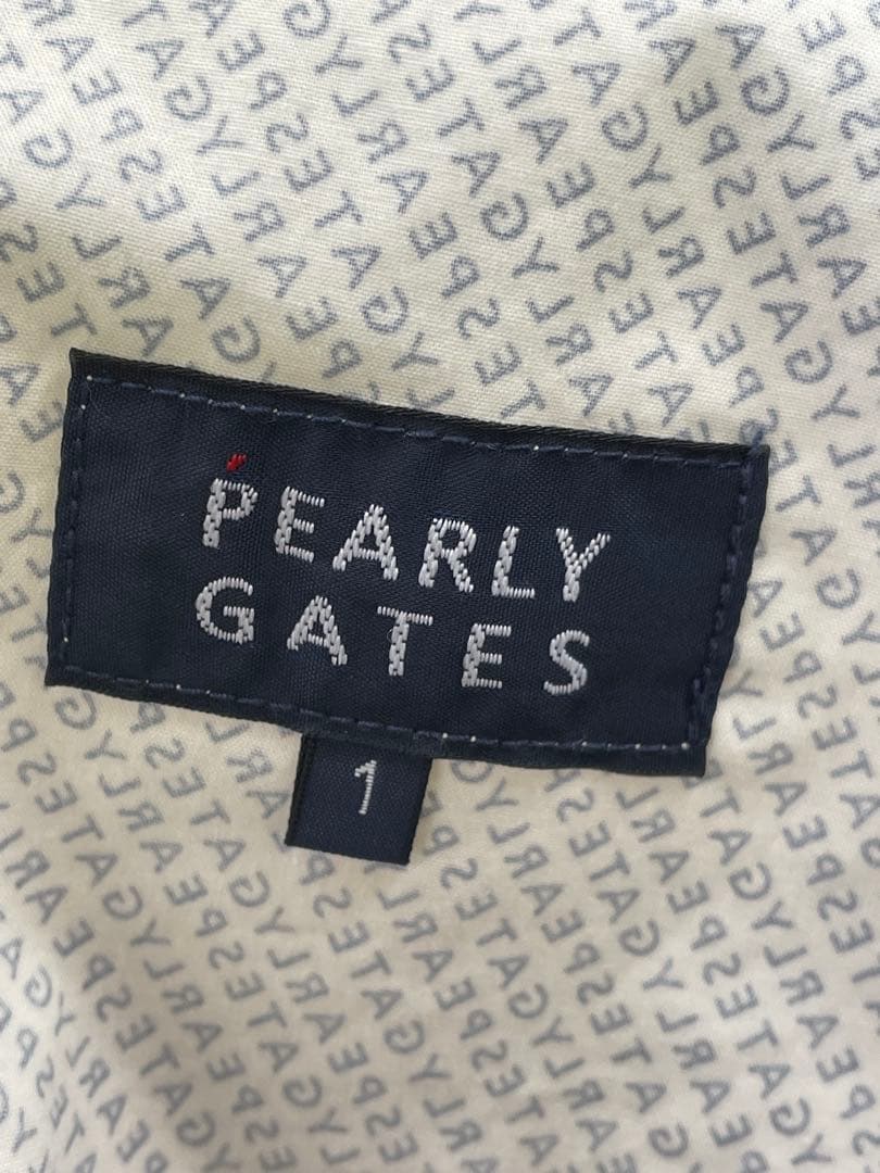 未使用級　PEARLY GATES ホワイト フレアスカート　夏ゴルフ