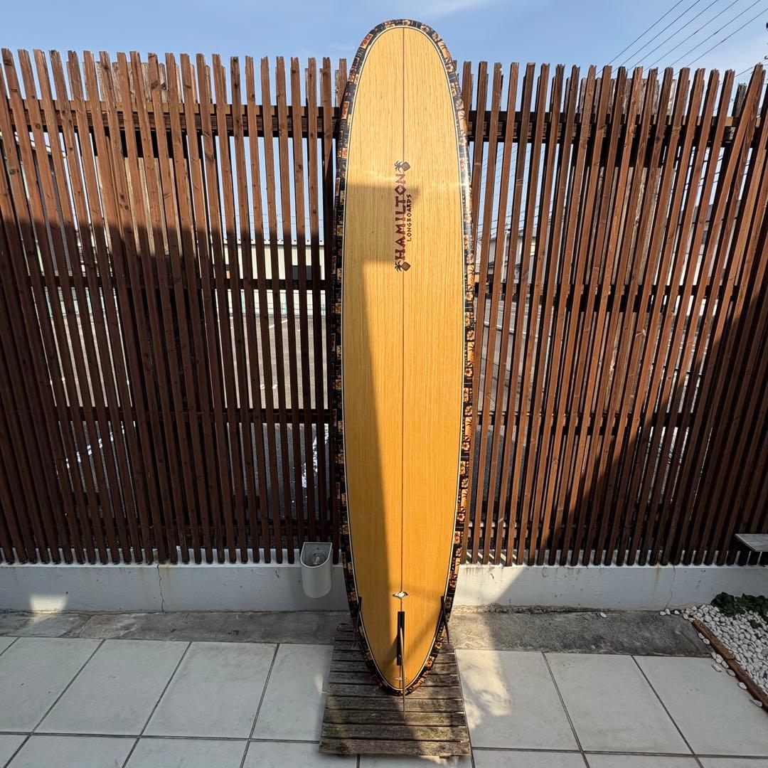 Bill Hamilton STYLIST 9’6 ロングボード ウッドフィン付