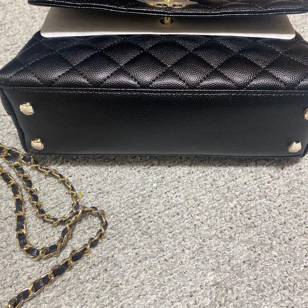 CHANEL ブラック キルティングバッグ　ノベルティ