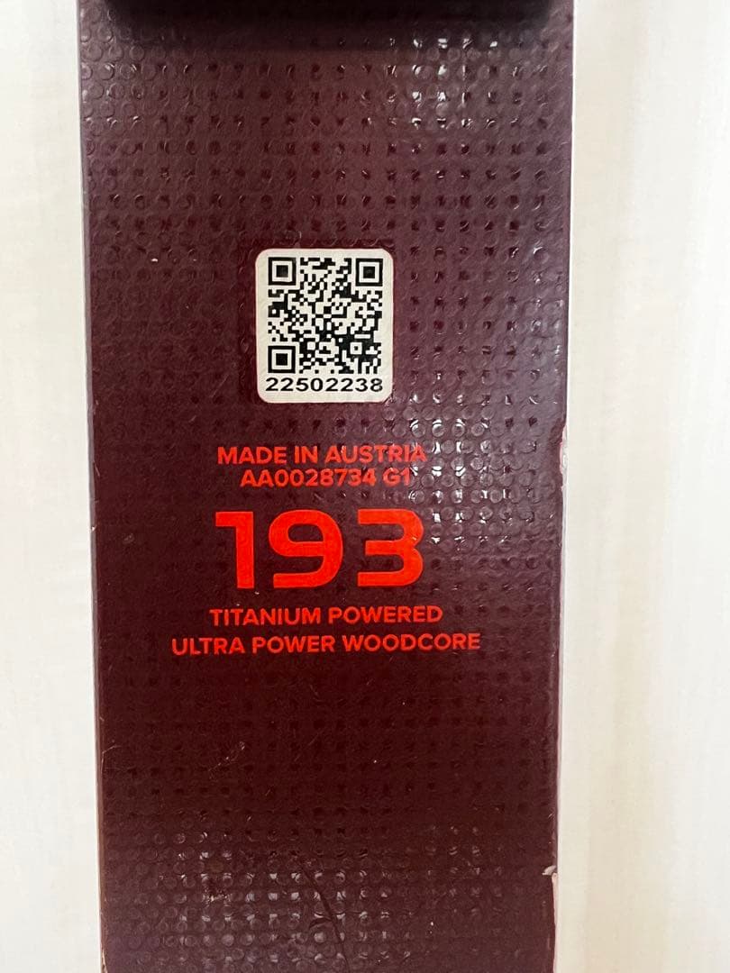 選手用プロトタイプAtomic アトミック　スキー板 193cm