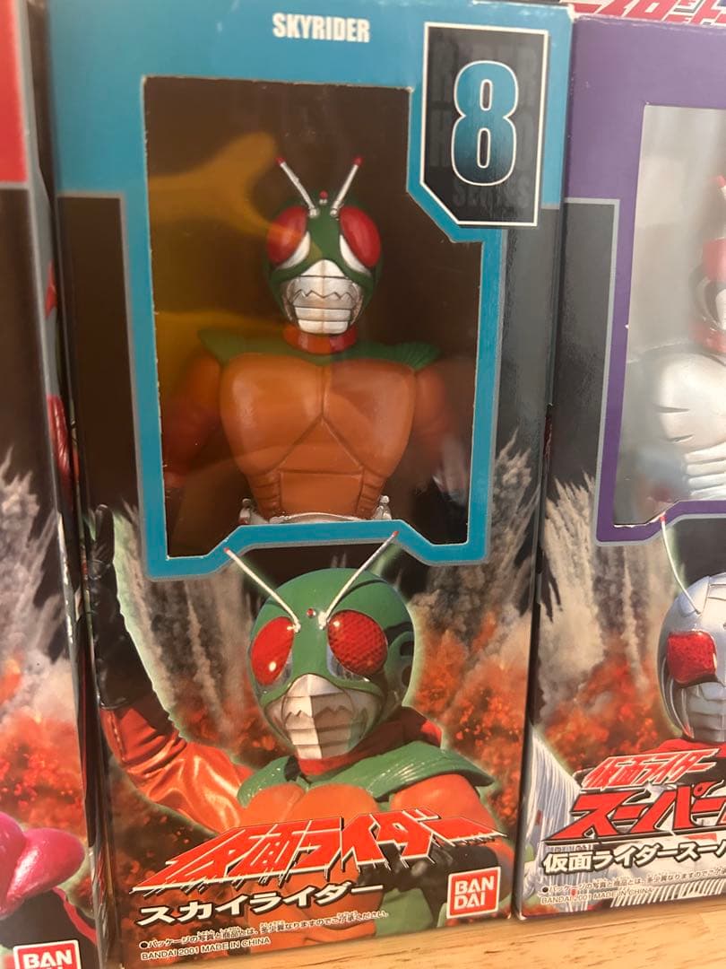 仮面ライダー　昭和　ソフビ　ほぼ新品　超美品