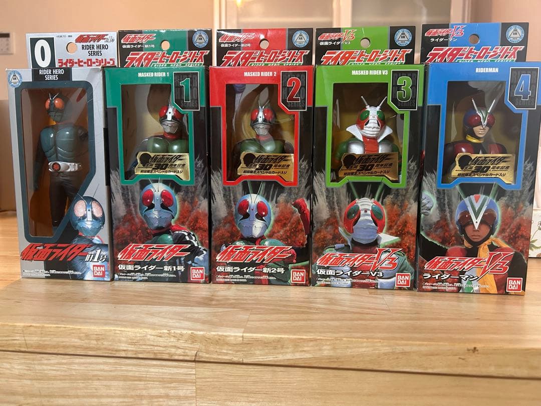 仮面ライダー　昭和　ソフビ　ほぼ新品　超美品