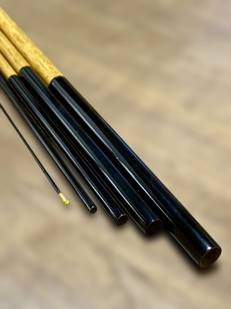 ヘラブナ 竹竿　夢坊　総紋竹　角印