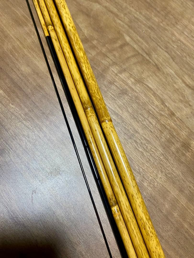 ヘラブナ 竹竿　夢坊　総紋竹　角印