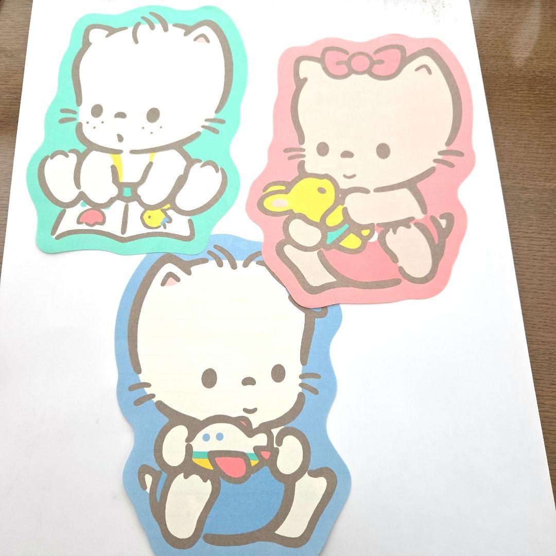 未使用当時物1987年★ニャニィニュニェニョン☆レターセットレターセット 7枚