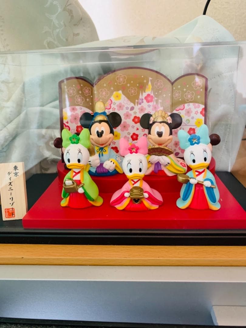 【東京ディズニーリゾート限定】ミッキーとミニーのひな人形（３人官女） お雛様 *