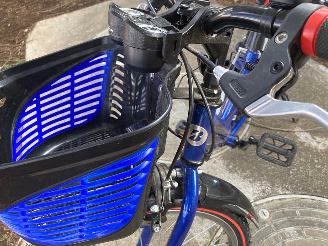 【引取のみ】ブリヂストン ジュニア 子供用自転車 青