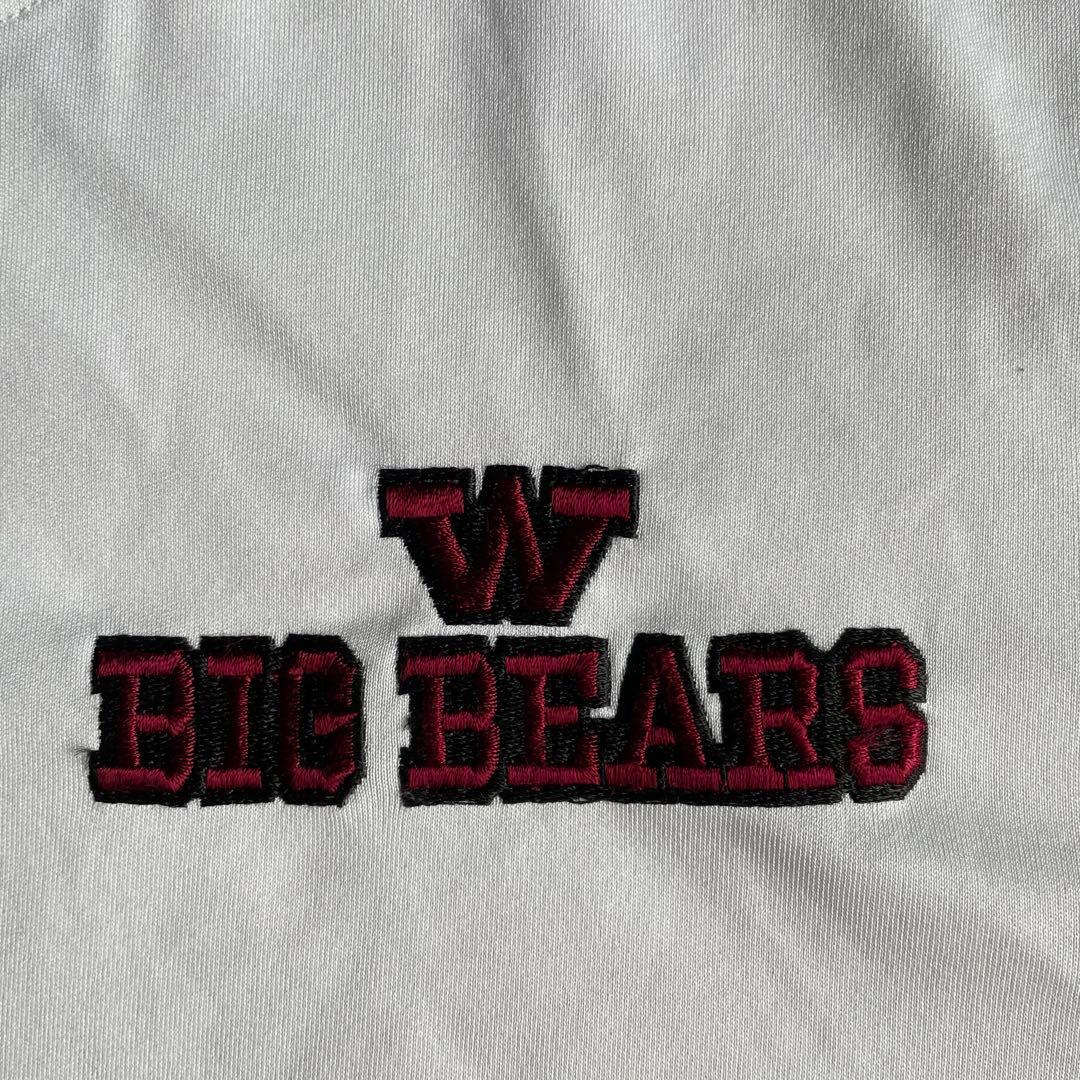 adidas×早稲田“BIG BEARS“チームトレーニング用ロンT Mサイズ