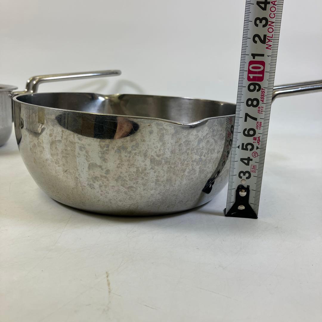 GEO PRODUCT ジオプロダクト 雪平鍋 18cm ミルクパン 14cm