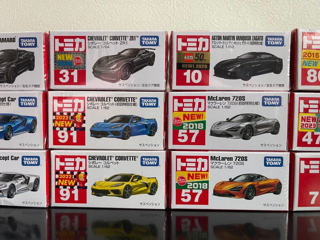 トミカ 初回特別仕様 シボレー フォード マクラーレン メルセデス 他 15台