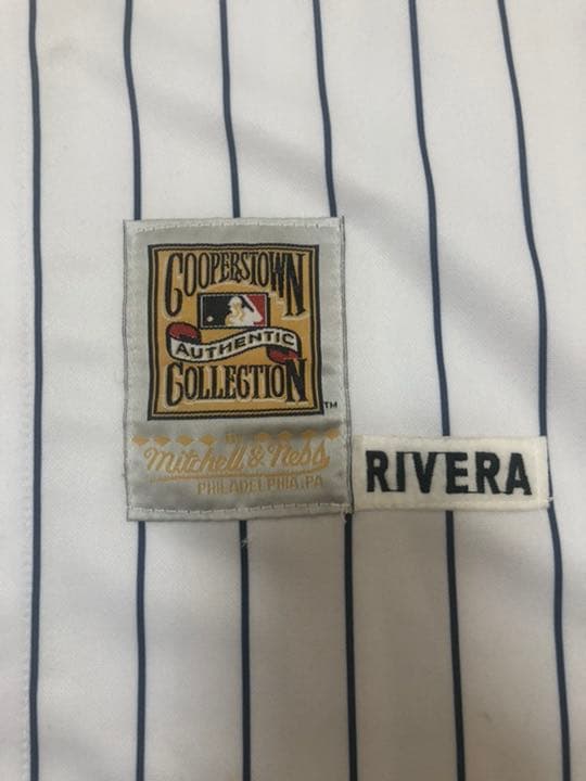 超レア　刺繍サイン入り　MLB ヤンキース　マリアーノリベラ　ユニフォーム