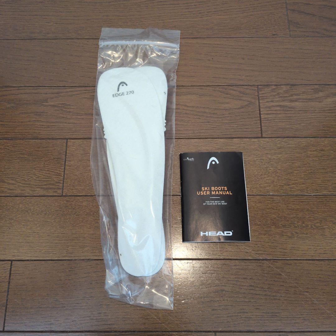 【新品未使用】HEAD EDGE 100 スキー用ブーツ ブラック/オレンジ