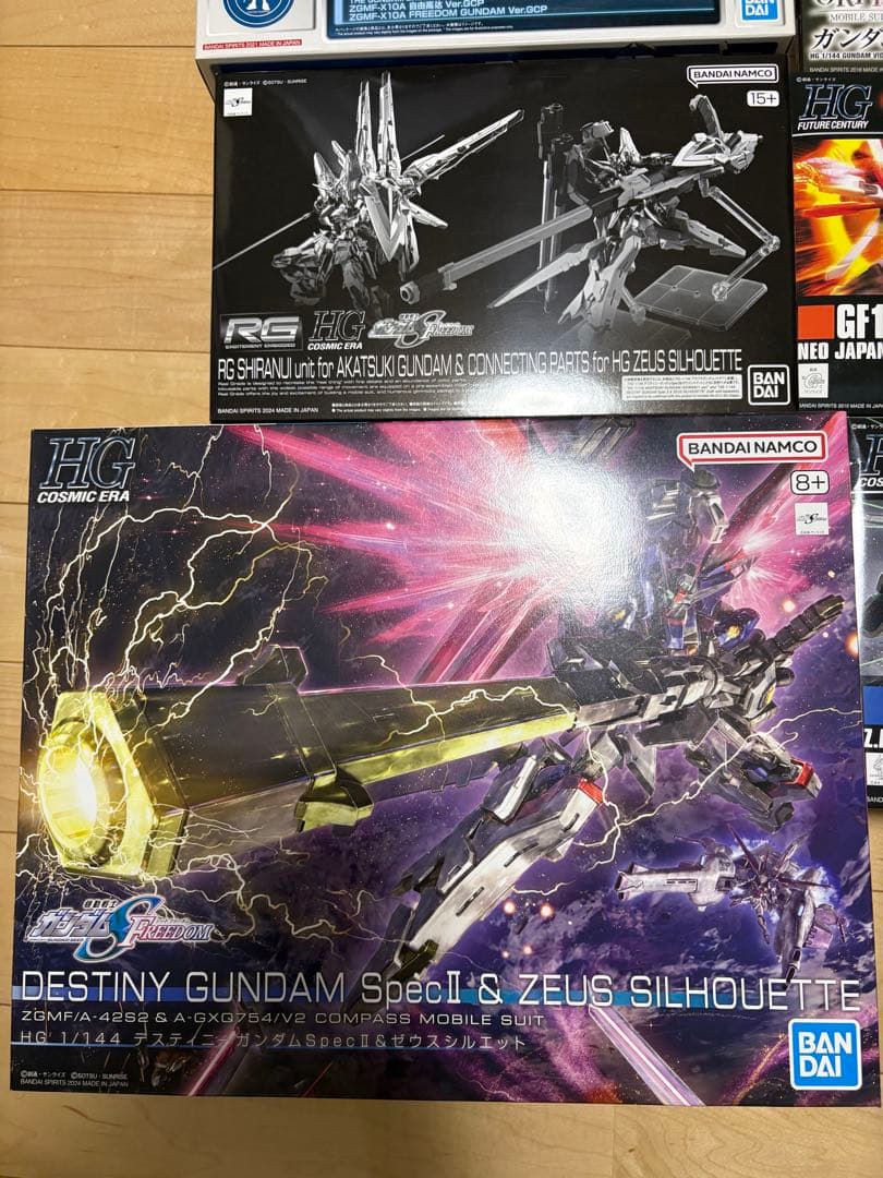 ガンプラ　セット　ゼウスシルエット、フリーダムGCPなど