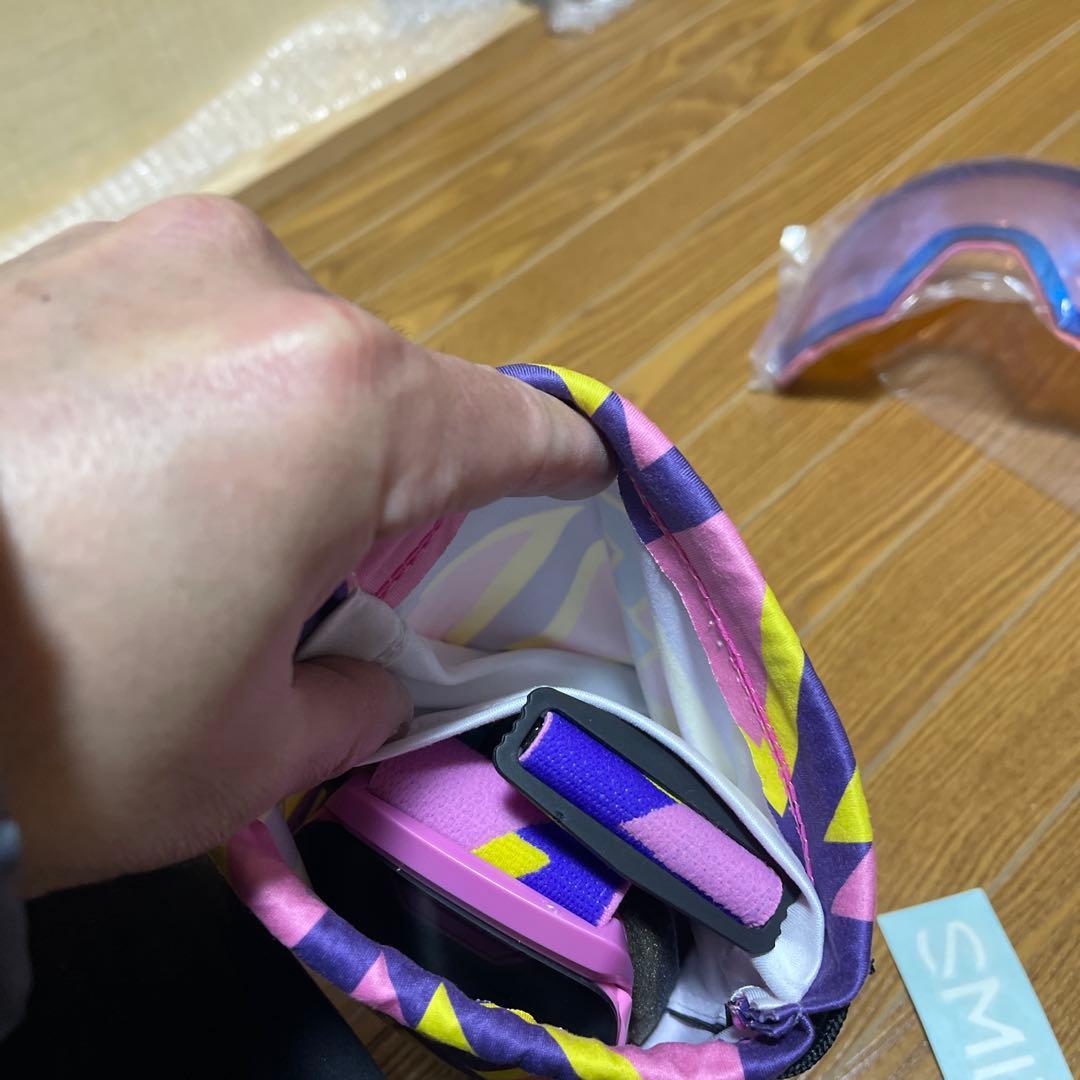 SMITH ゴーグル ピンク ブラック