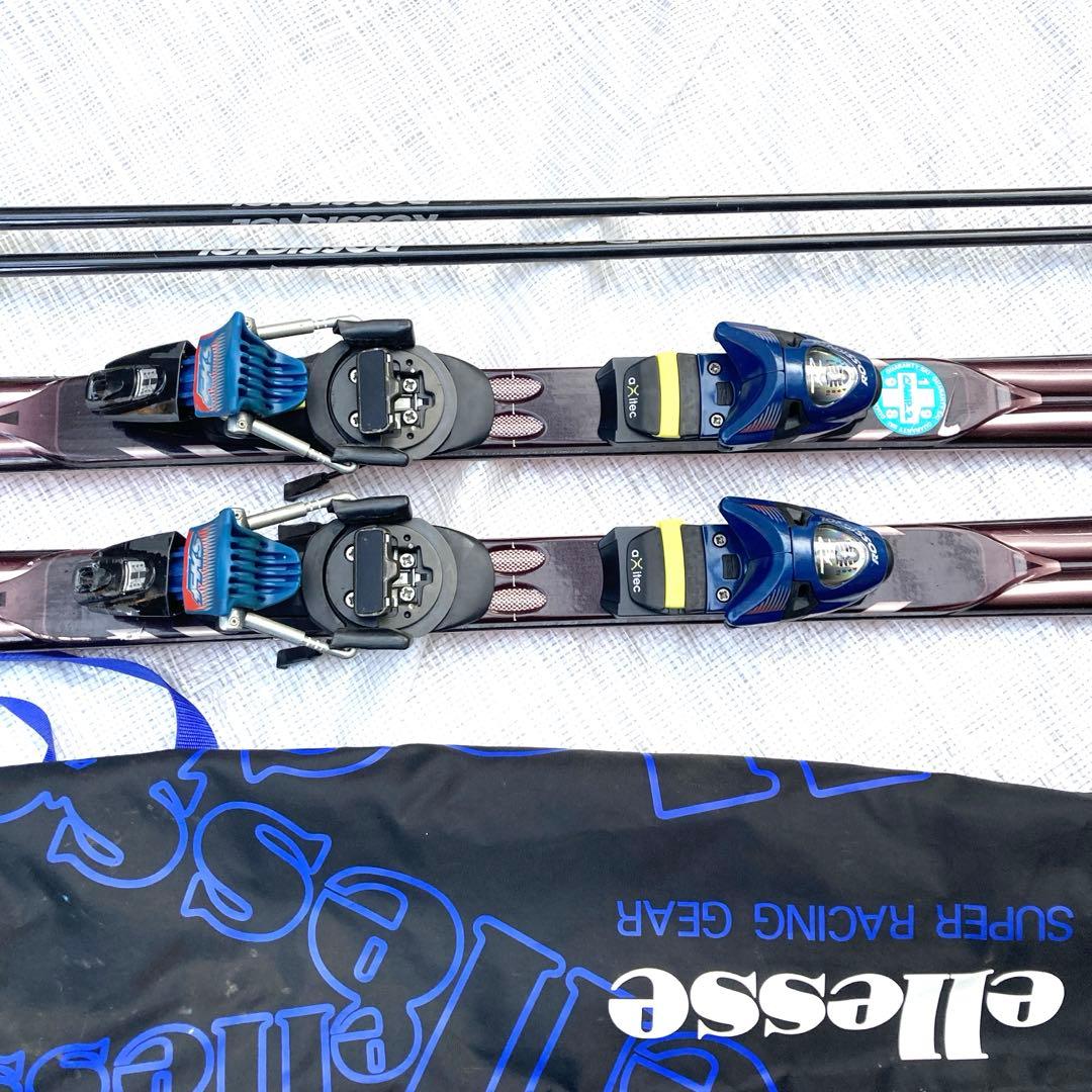 ATOMIC スキー 180cm & ROSSIGNOL ポール 128cm