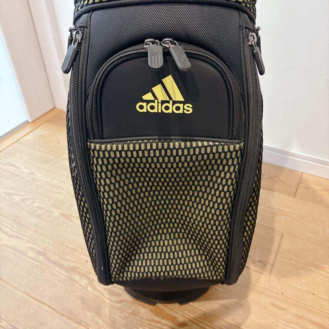 K462 adidas zero キャディバッグ イエローブラック
