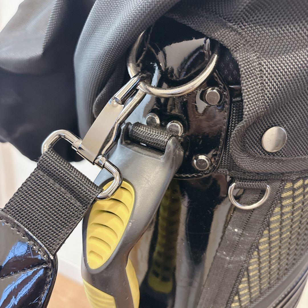 K462 adidas zero キャディバッグ イエローブラック