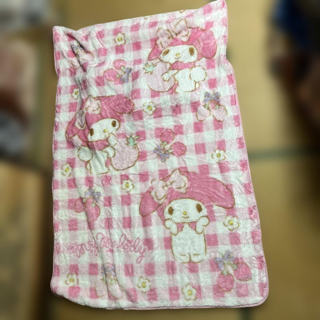 サンリオ⭐︎マイメロディ⭐︎パスケース&フェンスタオル＆水筒＆クッション毛布⭐︎5点S