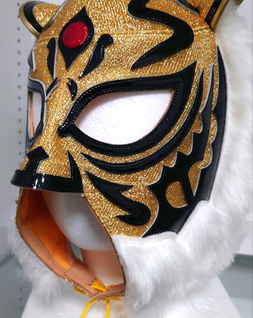 ＹＮ製 初代タイガーマスクのプロレスマスク ブルメタヤギリ試合用